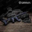 Old School Duck Blue Midnight Gun Skin Vinyl Wrap