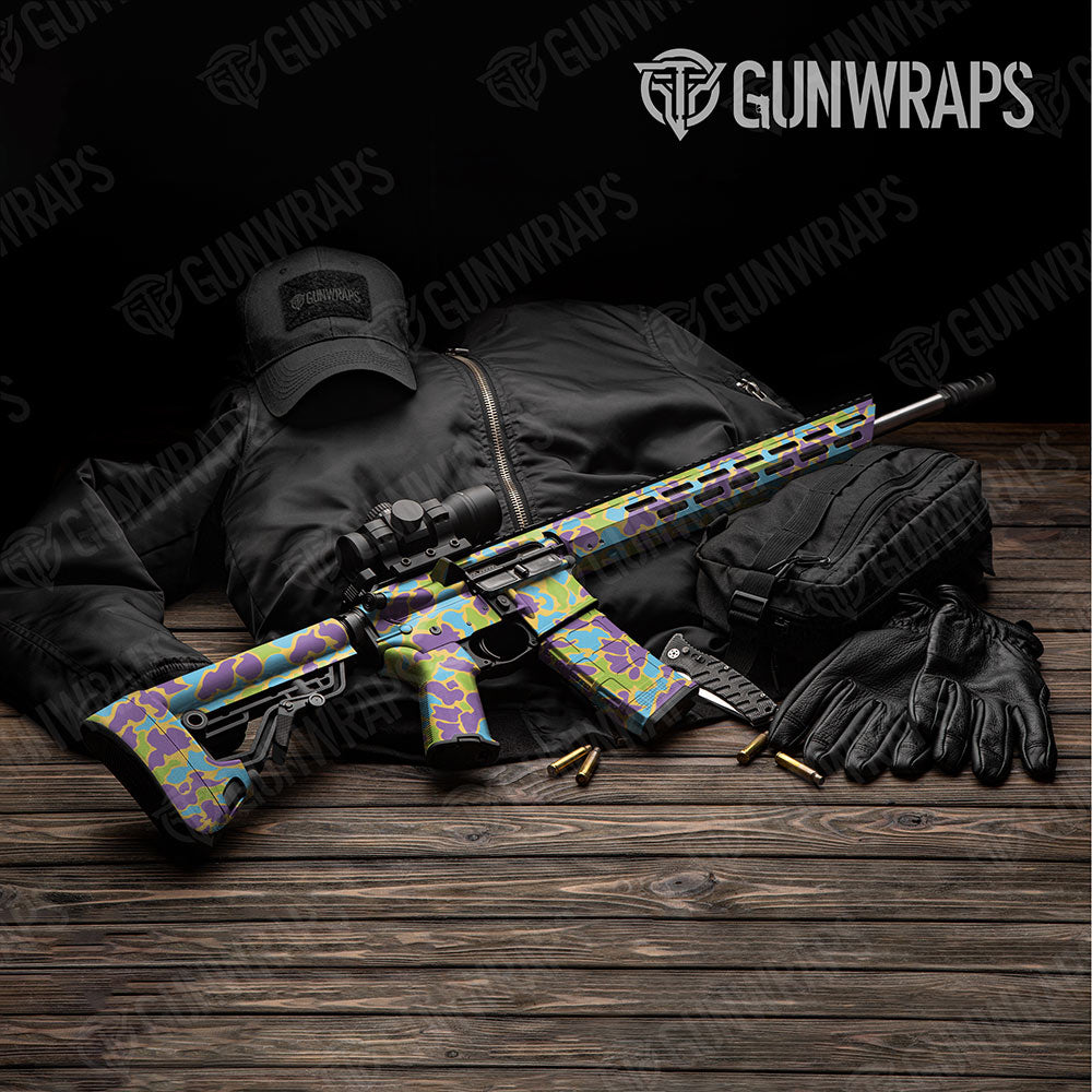 Old School Duck Carnival Gun Skin Vinyl Wrap