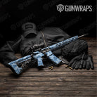 Old School Duck Cool Blue Gun Skin Vinyl Wrap
