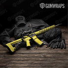 Old School Duck Elite Yellow Gun Skin Vinyl Wrap