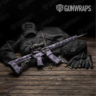 Old School Duck Lilac Gun Skin Vinyl Wrap