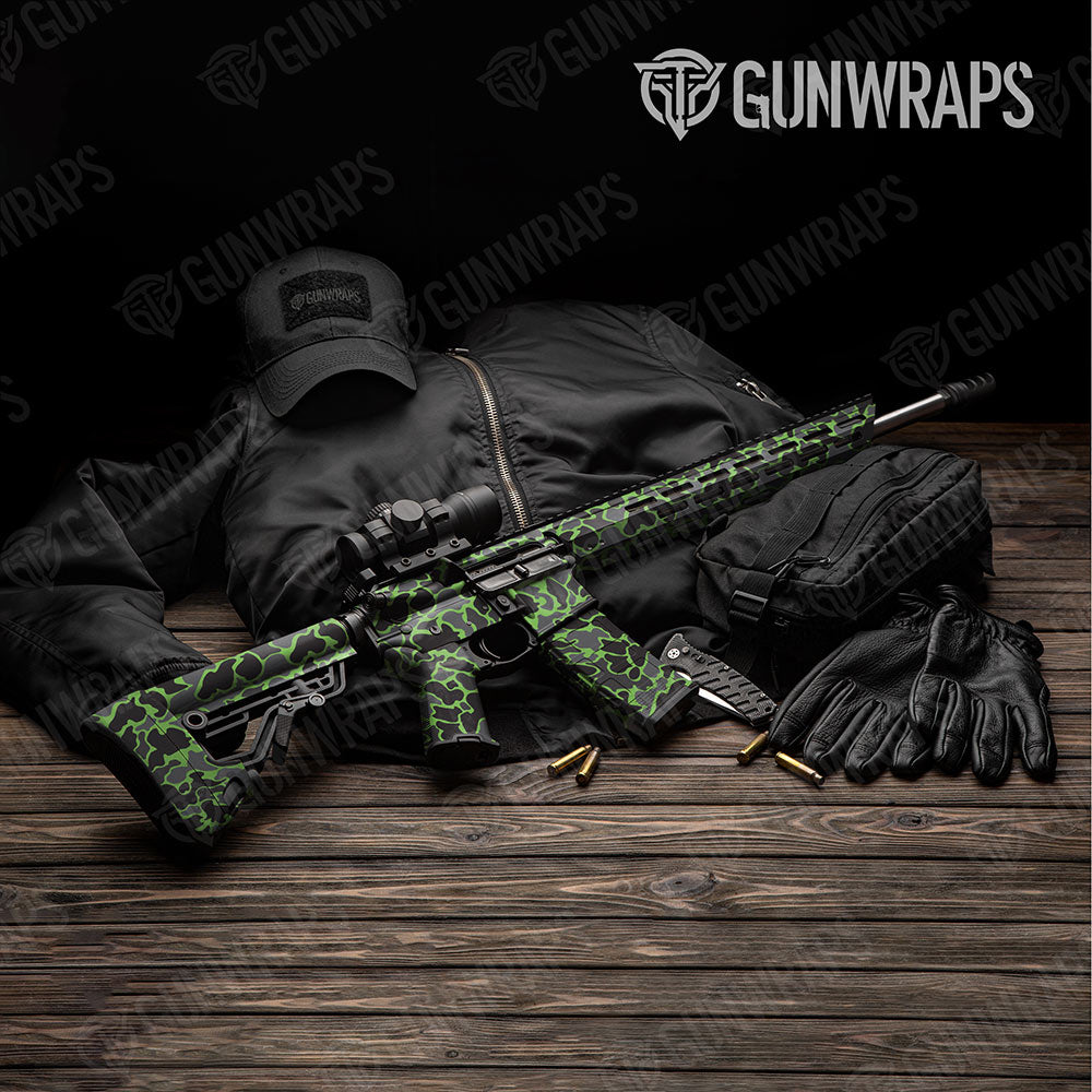 Old School Duck Metro Green Gun Skin Vinyl Wrap