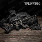 Old School Duck Militant Blue Gun Skin Vinyl Wrap