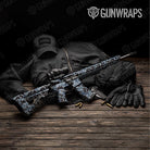 Old School Duck Navy Gun Skin Vinyl Wrap