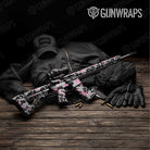 Old School Duck Pink Tiger Gun Skin Vinyl Wrap