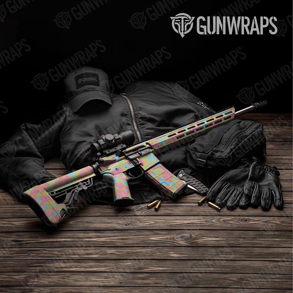 Old School Duck Sherbert Gun Skin Vinyl Wrap