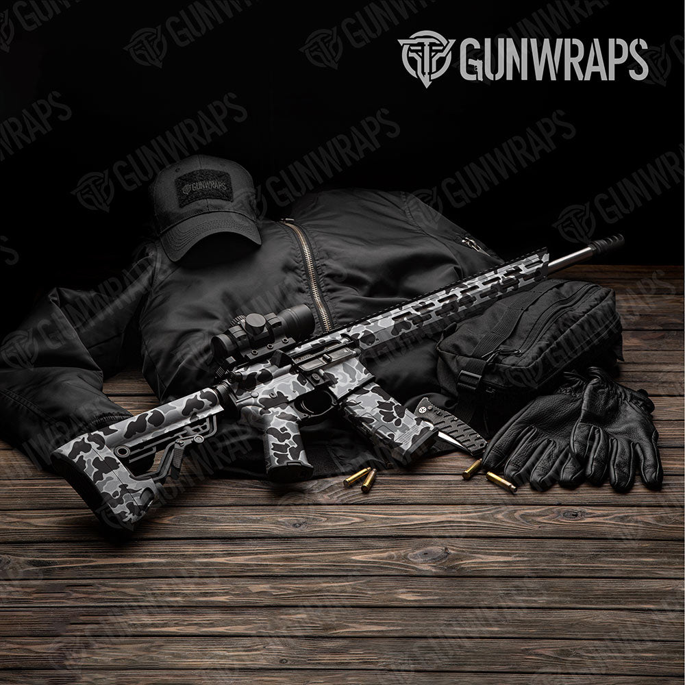 Old School Duck Urban Night Gun Skin Vinyl Wrap