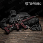 Old School Duck Vampire Red Gun Skin Vinyl Wrap