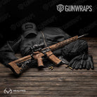 AR-15 Realtree Aspect Burnt Orange Camo Gun Skin Vinyl Wrap