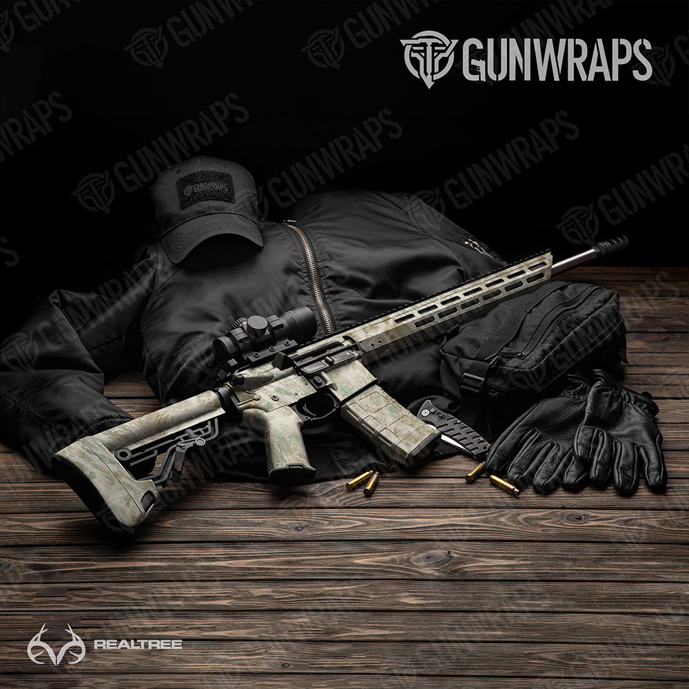 AR-15 Realtree Aspect Keywest Camo Gun Skin Vinyl Wrap