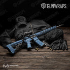 AR-15 Realtree Aspect Ocean Blue Camo Gun Skin Vinyl Wrap