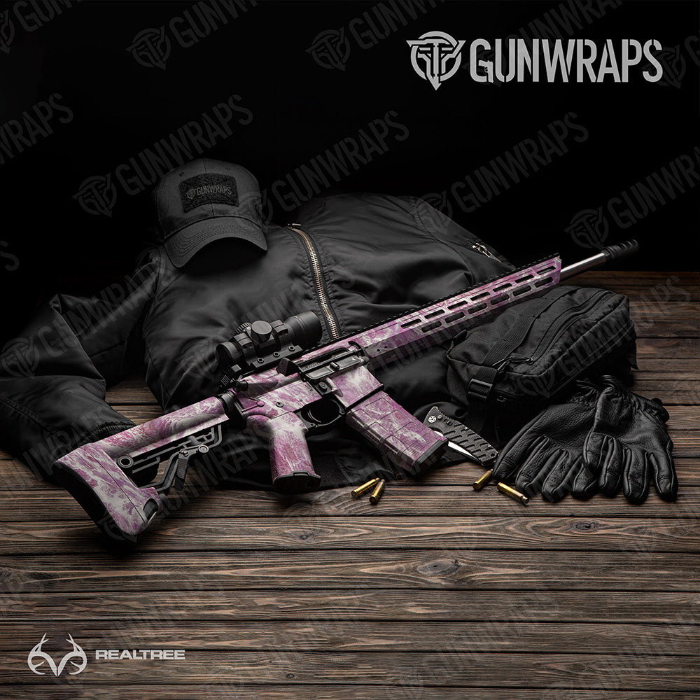 AR-15 Realtree Aspect Pop Camo Gun Skin Vinyl Wrap