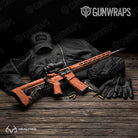AR-15 Realtree Fishing Orange Camo Gun Skin Vinyl Wrap