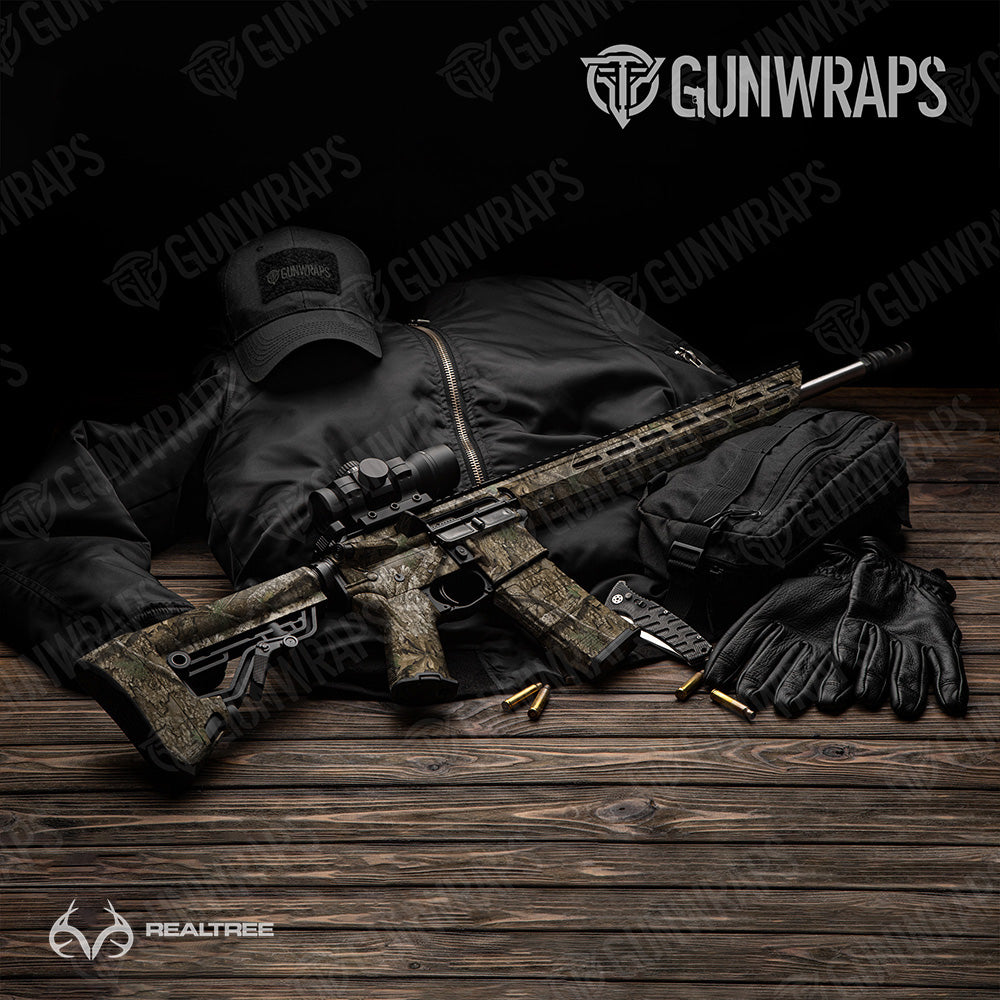 AR 15 Realtree APX Camo Gun Skin Vinyl Wrap