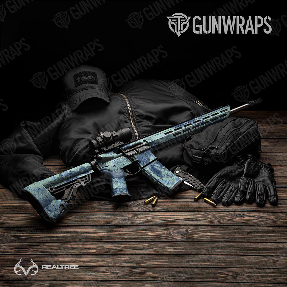 AR 15 Realtree XTREME Original Camo Gun Skin Vinyl Wrap