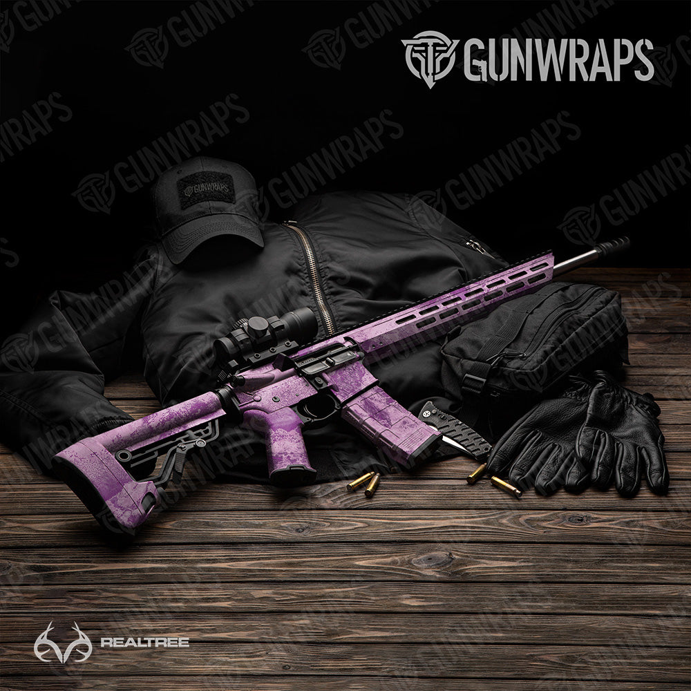 AR 15 Realtree XTREME Passion Pink Camo Gun Skin Vinyl Wrap