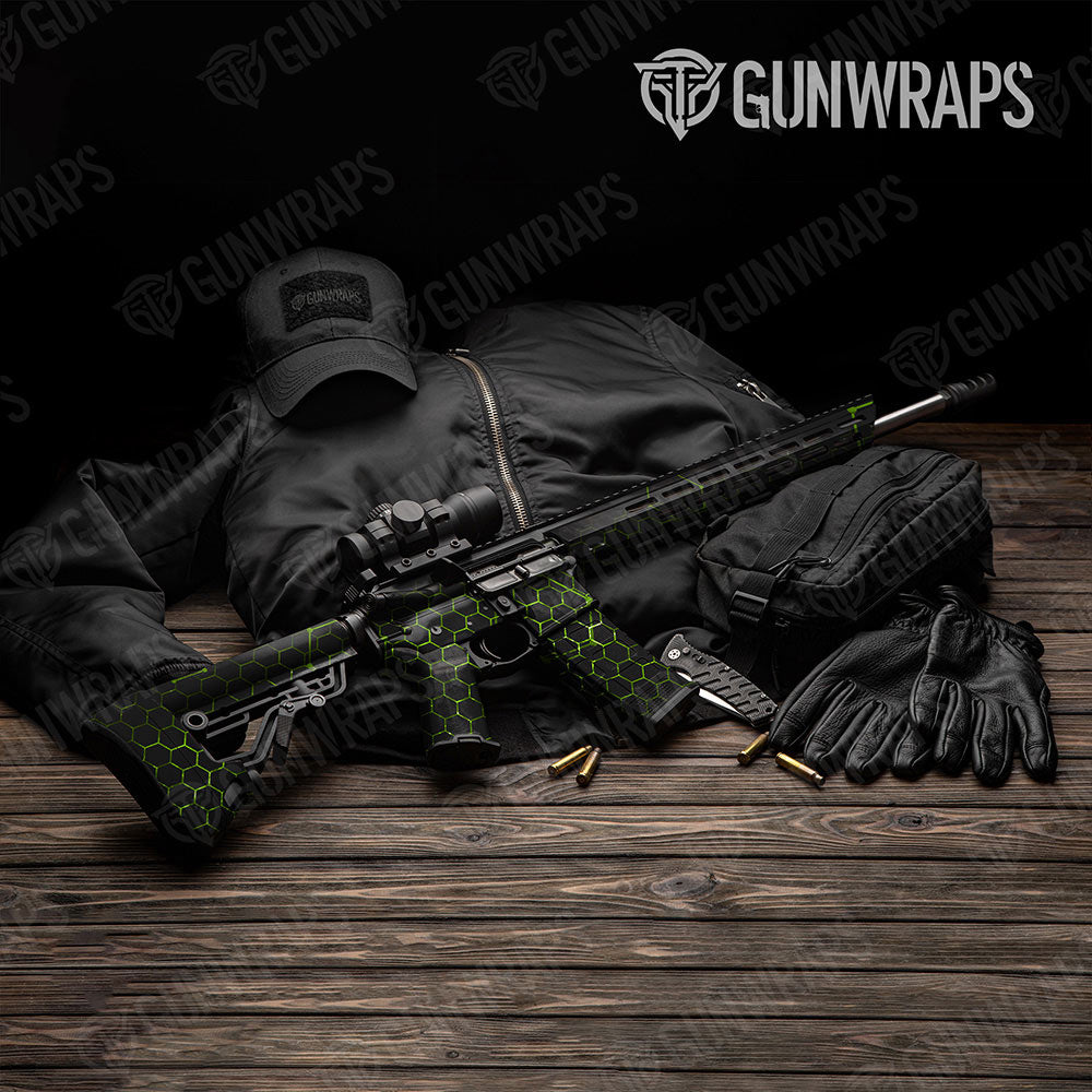 Vivid Hex Green Gun Skin Vinyl Wrap