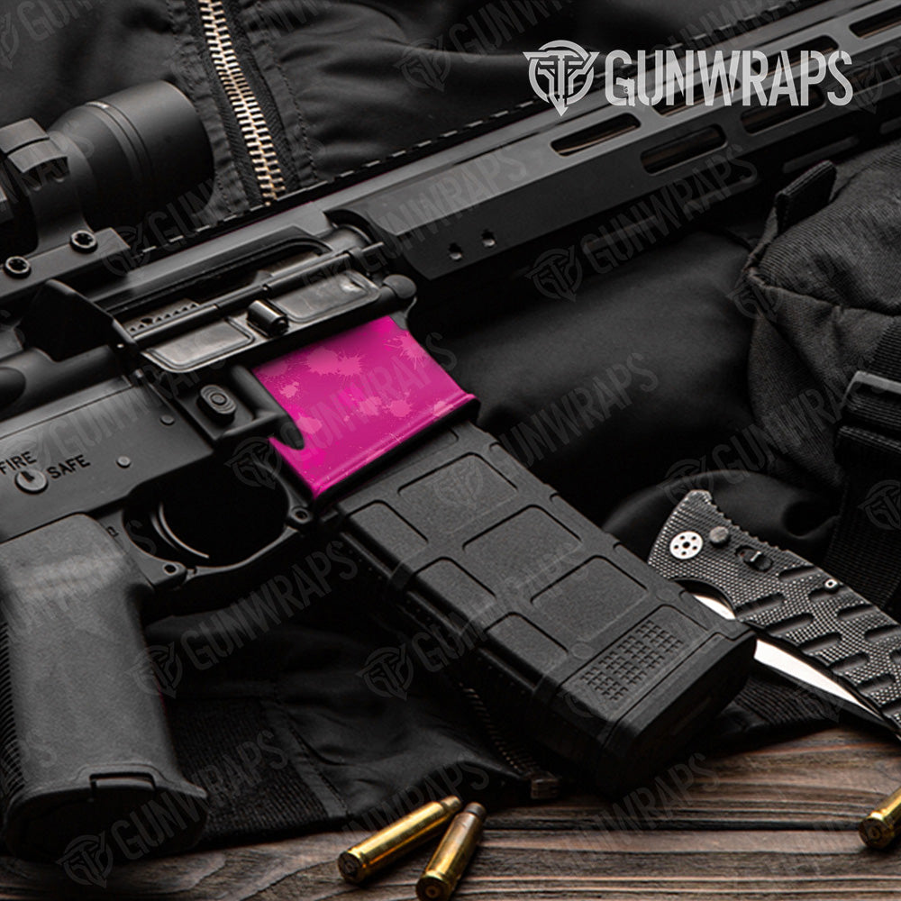 AR 15 Mag Well Paintball Elite Magenta Gun Skin Vinyl Wrap