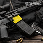 AR 15 Mag Well Paintball Elite Yellow Gun Skin Vinyl Wrap