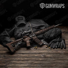 Woodgrain Atlanta Gun Skin Vinyl Wrap