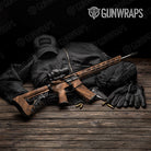 Woodgrain Dallas Gun Skin Vinyl Wrap