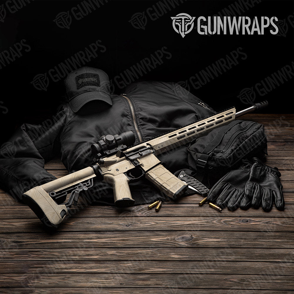 Woodgrain Montmartre Gun Skin Vinyl Wrap