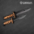 Animal Cheetah Knife Gear Skin Vinyl Wrap