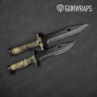 Knife A-TACS AU-X Camo Gear Skin Vinyl Wrap Film
