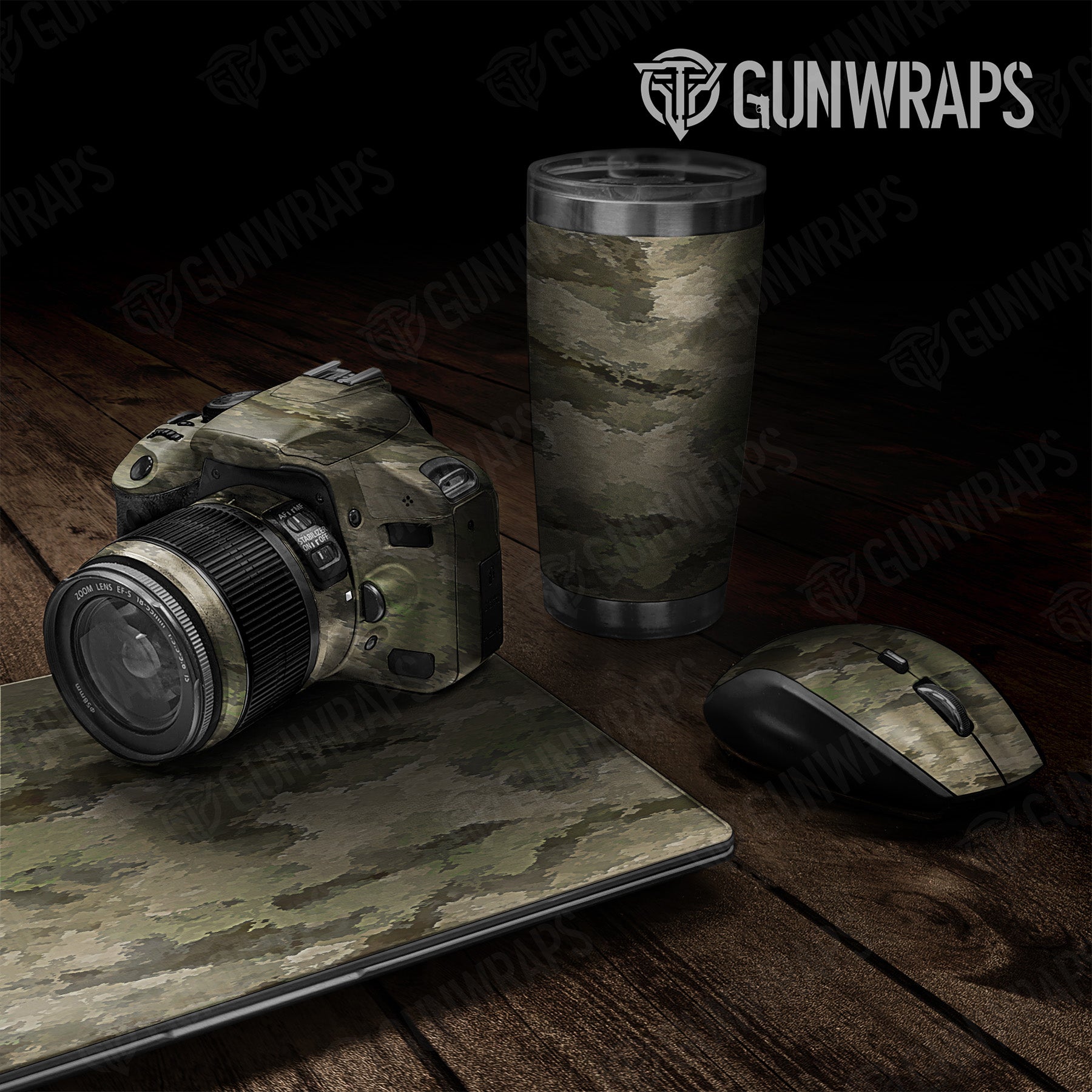 A-TACS Camo Vinyl Gun Wraps: Free Shipping $39+ | GunWraps
