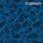 Universal Sheet Bandana Blue & Black Gun Skin Pattern