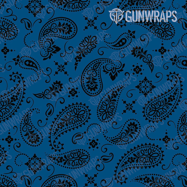 Universal Sheet Bandana Blue & Black Gun Skin Pattern