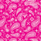 Rangefinder Bandana Magenta & White Gear Skin Pattern