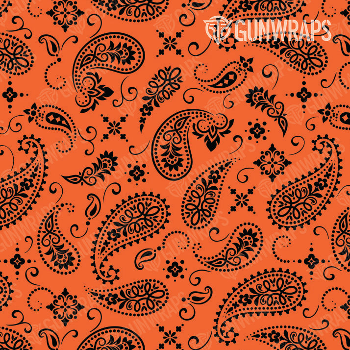 Scope Bandana Orange & Black Gear Skin Pattern