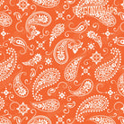 Pistol Slide Bandana Orange & White Gun Skin Pattern