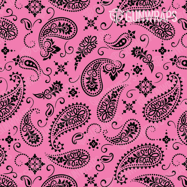 Universal Sheet Bandana Pink & Black Gun Skin Pattern