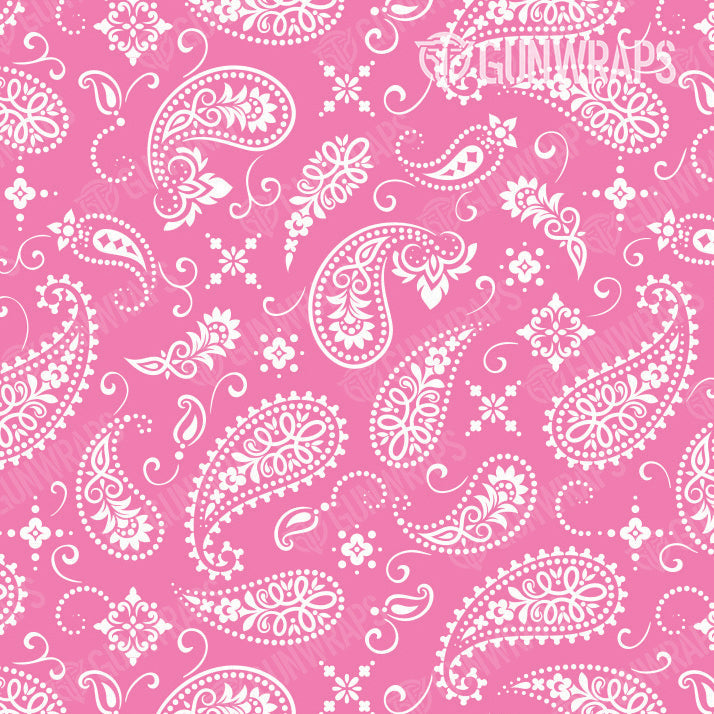 Universal Sheet Bandana Pink & White Gun Skin Pattern