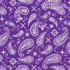 Binocular Bandana Purple & White Gear Skin Pattern
