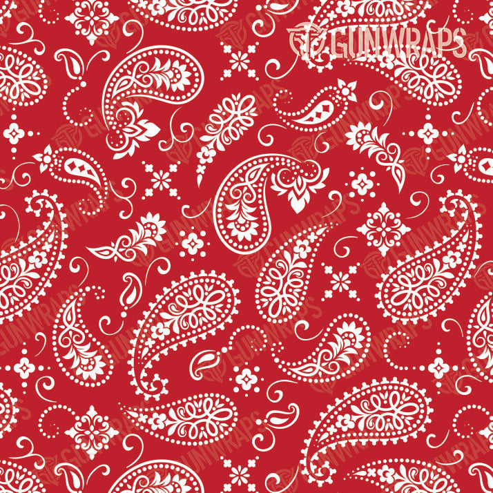 Thermacell Bandana Red & White Gear Skin Pattern