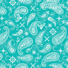 AR 15 Bandana Tiffany Blue & White Gun Skin Pattern