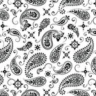 Scope Bandana White & Black Gear Skin Pattern