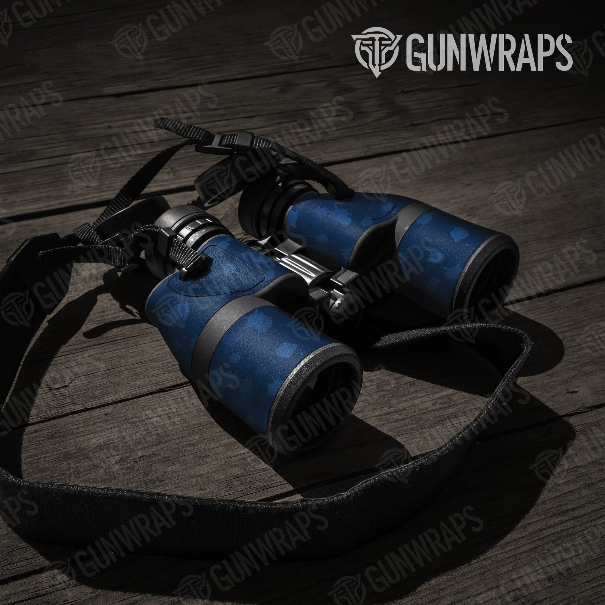 Binocular Paintball Elite Blue Gear Skin Vinyl Wrap