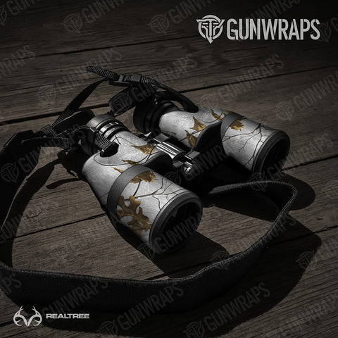 White Binocular Gear Skin Vinyl Wraps