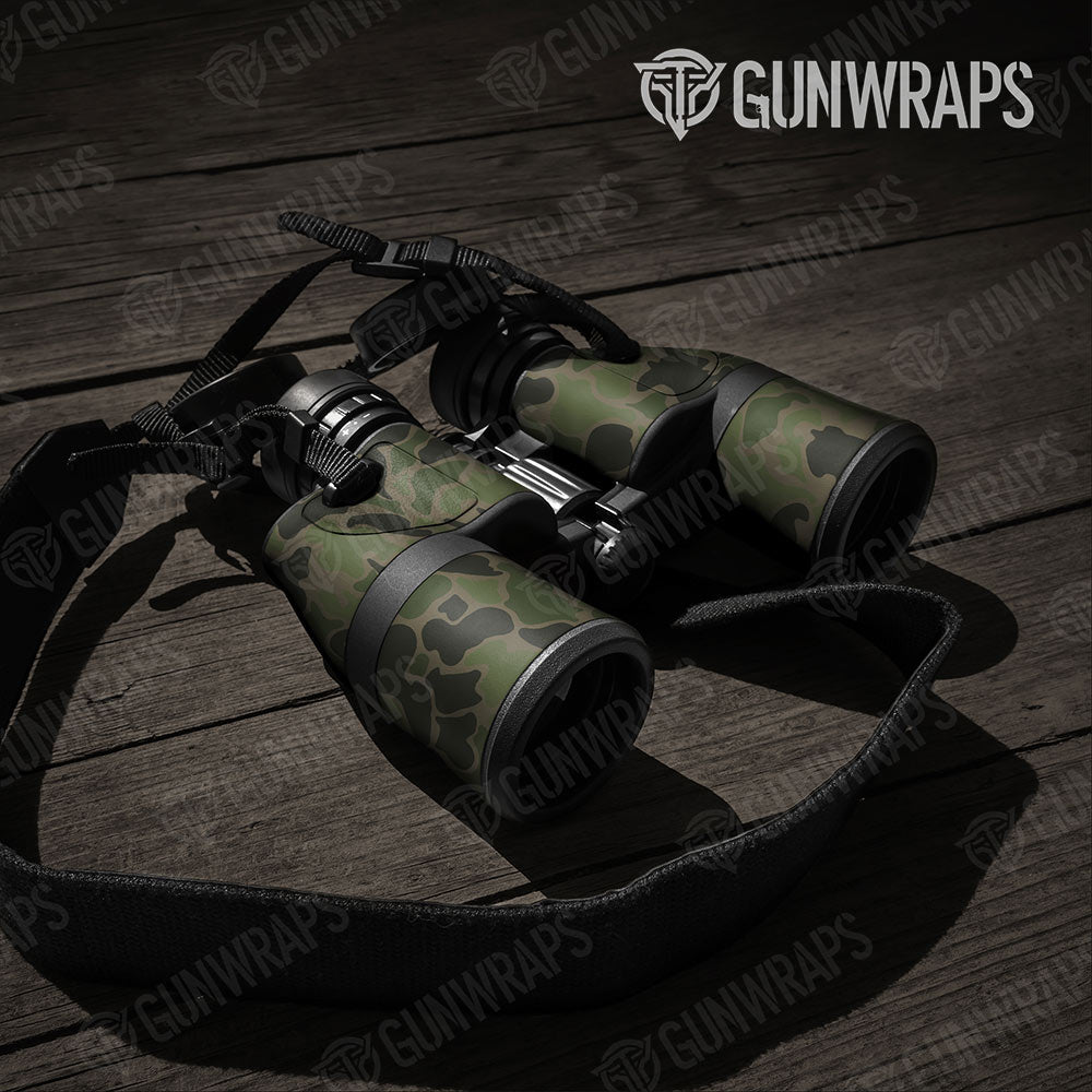 Old School Duck Army Green Gun Skin Vinyl Wrap