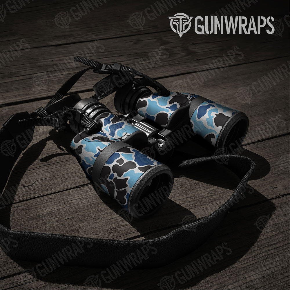 Old School Duck Baby Blue Gun Skin Vinyl Wrap