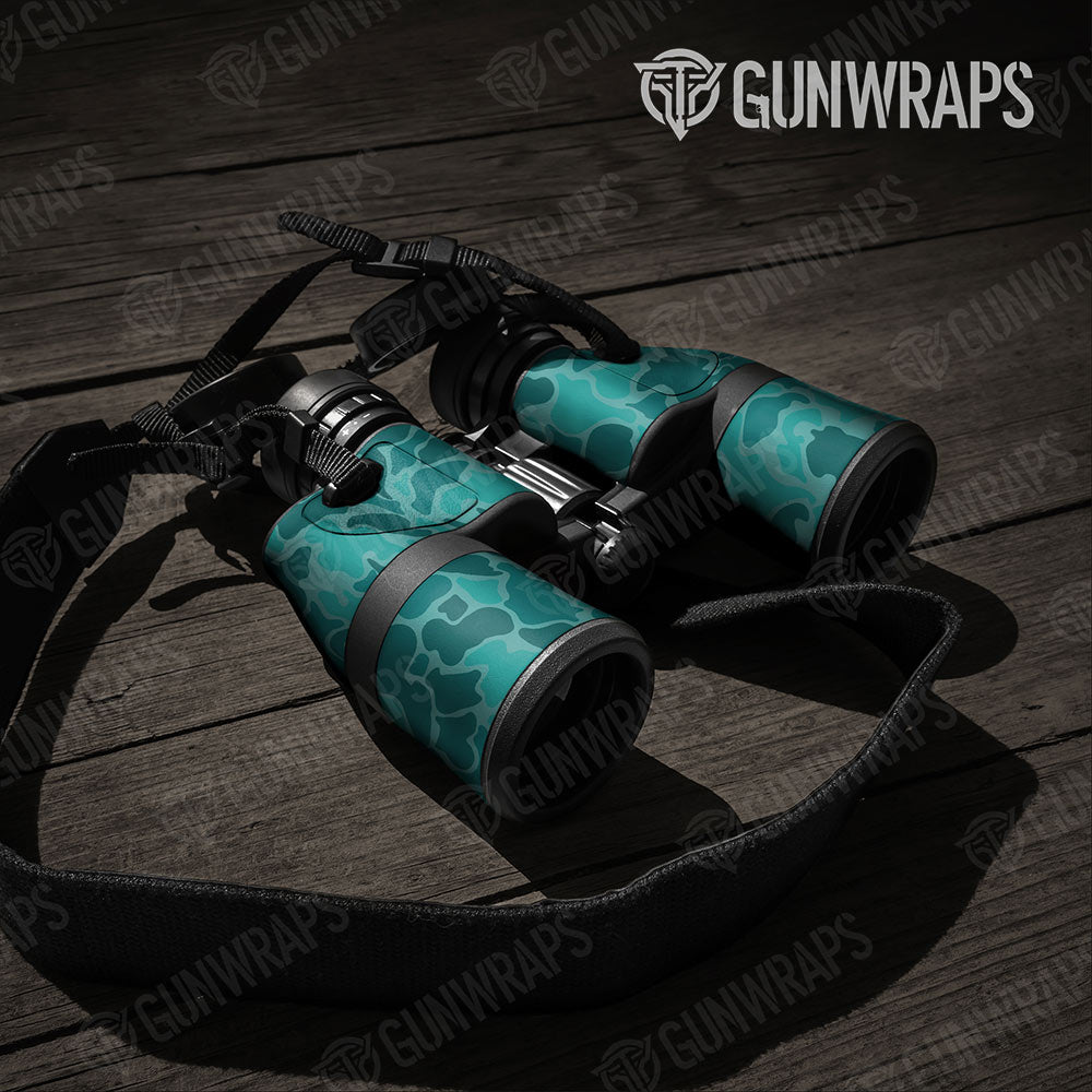 Old School Duck Elite Tiffany Blue Gun Skin Vinyl Wrap