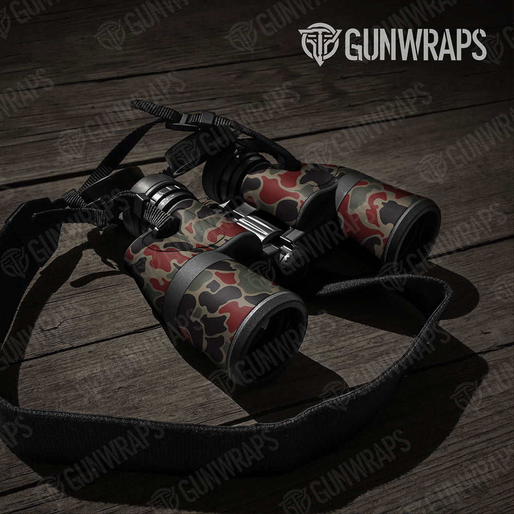 Old School Duck Militant Red Gun Skin Vinyl Wrap