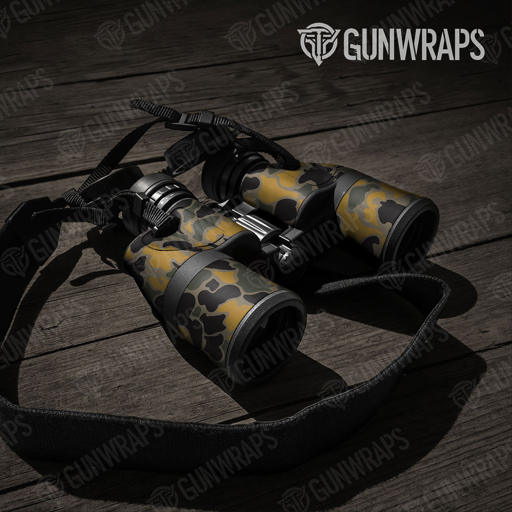 Old School Duck Militant Yellow Gun Skin Vinyl Wrap