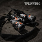 Old School Duck Orange Tiger Gun Skin Vinyl Wrap