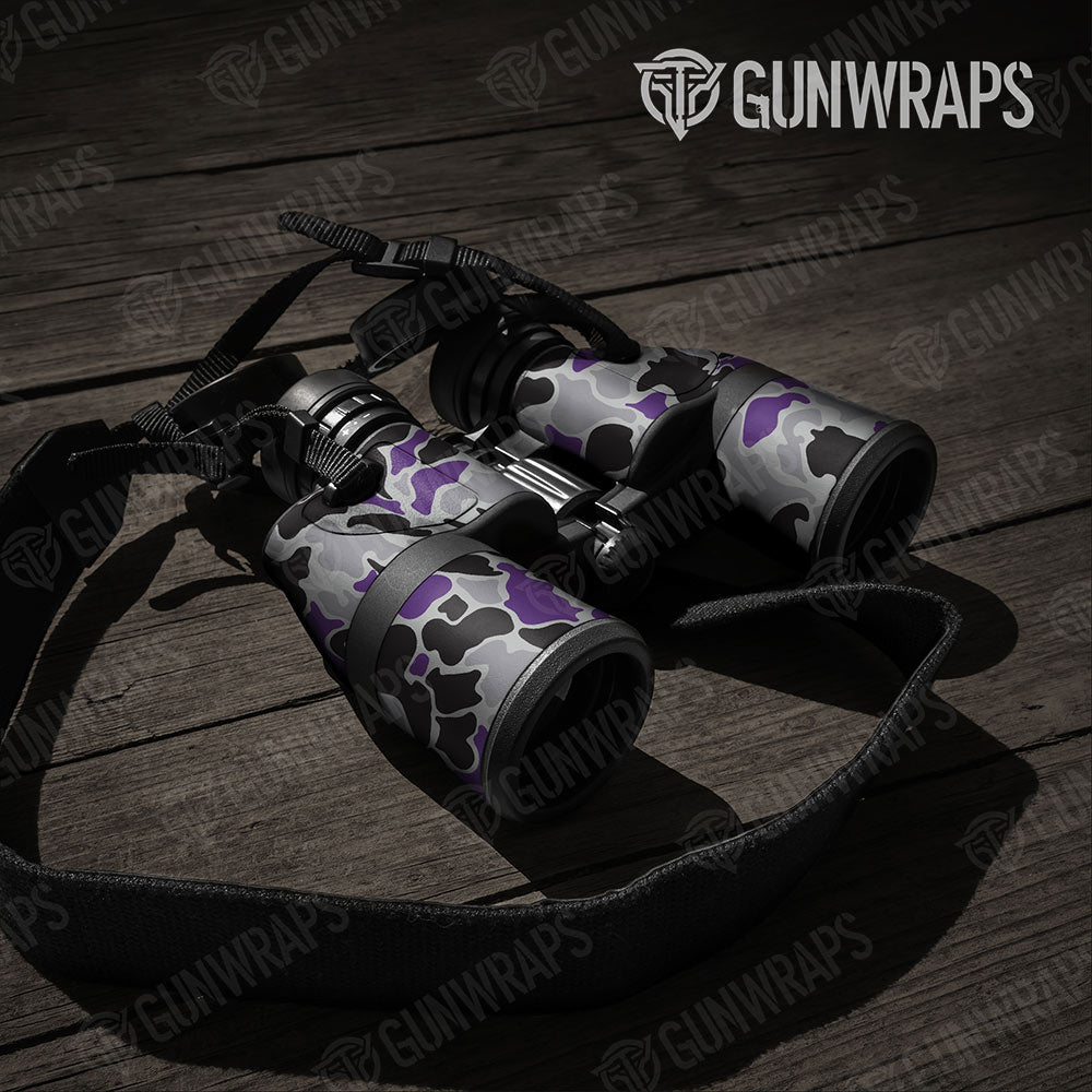 Old School Duck Purple Tiger Gun Skin Vinyl Wrap