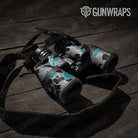 Old School Duck Tiffany Blue Tiger Gun Skin Vinyl Wrap